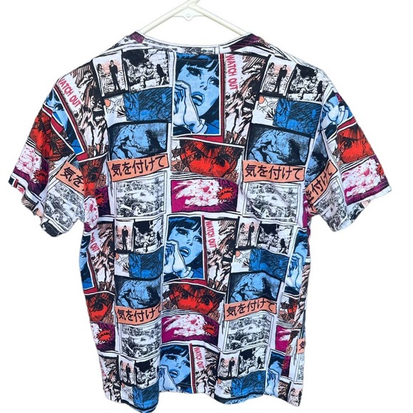 Seven Souls Shirt Mens Small Japanese Comic Anime AOP Graphic T-shirt - Picture 2 of 6